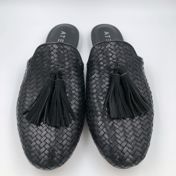 ateliers Shoes - Ateliers Woven Leather Slides